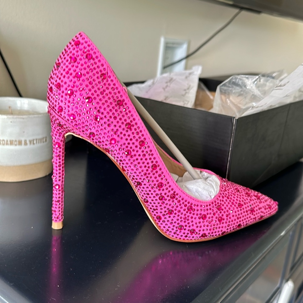 Hot pink heels